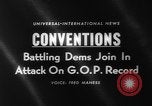 Image of Democratic convention 1960 candidates Los Angeles California USA, 1960, second 4 stock footage video 65675042238