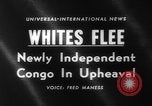 Image of European refugees Congo, 1960, second 3 stock footage video 65675042239