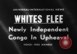 Image of European refugees Congo, 1960, second 4 stock footage video 65675042239