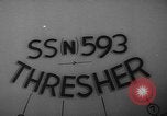 Image of United States submarine Thresher Portsmouth New Hampshire USA, 1960, second 43 stock footage video 65675042240