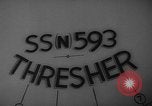 Image of United States submarine Thresher Portsmouth New Hampshire USA, 1960, second 46 stock footage video 65675042240