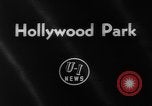 Image of Hollywood Derby Inglewood California USA, 1960, second 3 stock footage video 65675042243