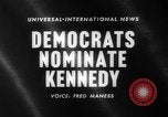Standbild John F Kennedy zum Präsidenten nominiert Los Angeles California USA, 1960, aus Sekunde 3 historischem Filmmaterial Videoclip 65675042244