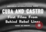 Image of Fidel Castro Cuba, 1958, second 4 stock footage video 65675042271