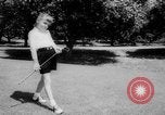 Image of golf prodigy Linda Lewis Florida United States USA, 1958, second 16 stock footage video 65675042275