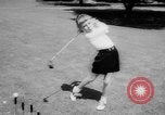 Image of golf prodigy Linda Lewis Florida United States USA, 1958, second 23 stock footage video 65675042275