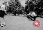 Image of golf prodigy Linda Lewis Florida United States USA, 1958, second 38 stock footage video 65675042275