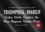 Image of Fidel Castro Havana Cuba, 1959, second 19 stock footage video 65675042276