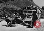 Image of house on fire China, 1945, second 48 stock footage video 65675042298