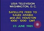 Image of satellite launch from space shuttle Washington DC USA, 1985, second 4 stock footage video 65675042299