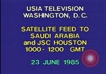 Image of satellite launch from space shuttle Washington DC USA, 1985, second 7 stock footage video 65675042299