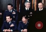 Standbild gemeinsamen Generalstabschefs fotografiert von der Presse Washington DC USA, 1974, aus Sekunde 23 historischem Filmmaterial Videoclip 65675042311