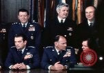 Standbild gemeinsamen Generalstabschefs fotografiert von der Presse Washington DC USA, 1974, aus Sekunde 24 historischem Filmmaterial Videoclip 65675042311
