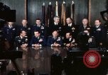 Standbild gemeinsamen Generalstabschefs fotografiert von der Presse Washington DC USA, 1974, aus Sekunde 28 historischem Filmmaterial Videoclip 65675042311