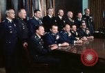 Standbild gemeinsamen Generalstabschefs fotografiert von der Presse Washington DC USA, 1974, aus Sekunde 45 historischem Filmmaterial Videoclip 65675042311