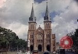 Standbild katholische Kirche Saigon Vietnam, 1964, aus Sekunde 9 historischem Filmmaterial Videoclip 65675042318