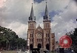 Standbild katholische Kirche Saigon Vietnam, 1964, aus Sekunde 10 historischem Filmmaterial Videoclip 65675042318