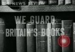 Image of Preserving British books during World War 2 Washington DC USA, 1943, second 6 stock footage video 65675042334