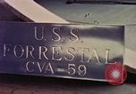 Image of USS Forrestal CVA 59 Atlantic Ocean, 1958, second 54 stock footage video 65675042339