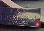 Image of USS Forrestal CVA 59 Atlantic Ocean, 1958, second 56 stock footage video 65675042339