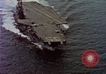 Image of Variety of  U.S. Navy aircraft landing on the USS Forrestal at sea Atlantic Ocean, 1959, second 3 stock footage video 65675042344