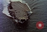 Image of Variety of  U.S. Navy aircraft landing on the USS Forrestal at sea Atlantic Ocean, 1959, second 4 stock footage video 65675042344