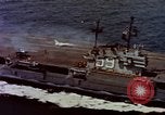 Image of Variety of  U.S. Navy aircraft landing on the USS Forrestal at sea Atlantic Ocean, 1959, second 13 stock footage video 65675042344
