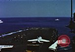 Image of United States aircraft carrier Forrestal Atlantic Ocean, 1958, second 14 stock footage video 65675042349