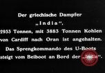 Image of Greek steamer India sunk by explosives Atlantic Ocean, 1917, second 4 stock footage video 65675042361