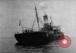 Image of Greek steamer India sunk by explosives Atlantic Ocean, 1917, second 23 stock footage video 65675042361
