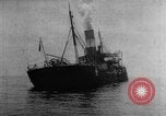 Image of Greek steamer India sunk by explosives Atlantic Ocean, 1917, second 25 stock footage video 65675042361