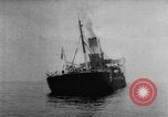 Image of Greek steamer India sunk by explosives Atlantic Ocean, 1917, second 31 stock footage video 65675042361