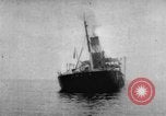 Image of Greek steamer India sunk by explosives Atlantic Ocean, 1917, second 35 stock footage video 65675042361