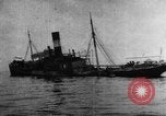 Image of Greek steamer India sunk by explosives Atlantic Ocean, 1917, second 50 stock footage video 65675042361