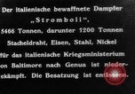 Image of Italian armed steamer Stomboli Mediterranean Sea, 1917, second 3 stock footage video 65675042362