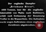 Image of British Steamer Brisbane River  Atlantic Ocean, 1917, second 15 stock footage video 65675042364