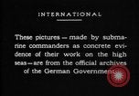 Image of German U-Boat sinks British ship Atlantic Ocean, 1917, second 22 stock footage video 65675042366