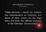 Image of German U-Boat sinks British ship Atlantic Ocean, 1917, second 27 stock footage video 65675042366