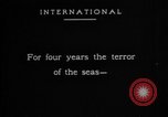 Image of German U-Boat sinks British ship Atlantic Ocean, 1917, second 45 stock footage video 65675042366