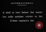 Image of German U-Boat Atlantic Ocean, 1917, second 24 stock footage video 65675042367