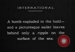 Image of Three-masted schooner Atlantic Ocean, 1917, second 7 stock footage video 65675042368