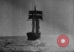 Image of Three-masted schooner Atlantic Ocean, 1917, second 11 stock footage video 65675042368