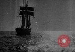 Image of Three-masted schooner Atlantic Ocean, 1917, second 13 stock footage video 65675042368