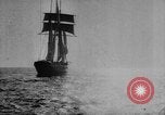 Image of Three-masted schooner Atlantic Ocean, 1917, second 14 stock footage video 65675042368