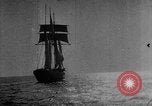 Image of Three-masted schooner Atlantic Ocean, 1917, second 16 stock footage video 65675042368