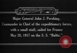 Image of Major General John Pershing France, 1918, second 5 stock footage video 65675042370