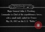 Image of Major General John Pershing France, 1918, second 11 stock footage video 65675042370