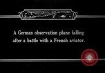 Image of German observation plane crashed in France France, 1917, second 9 stock footage video 65675042389