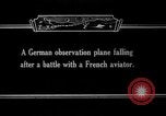 Image of German observation plane crashed in France France, 1917, second 10 stock footage video 65675042389