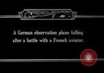 Image of German observation plane crashed in France France, 1917, second 13 stock footage video 65675042389